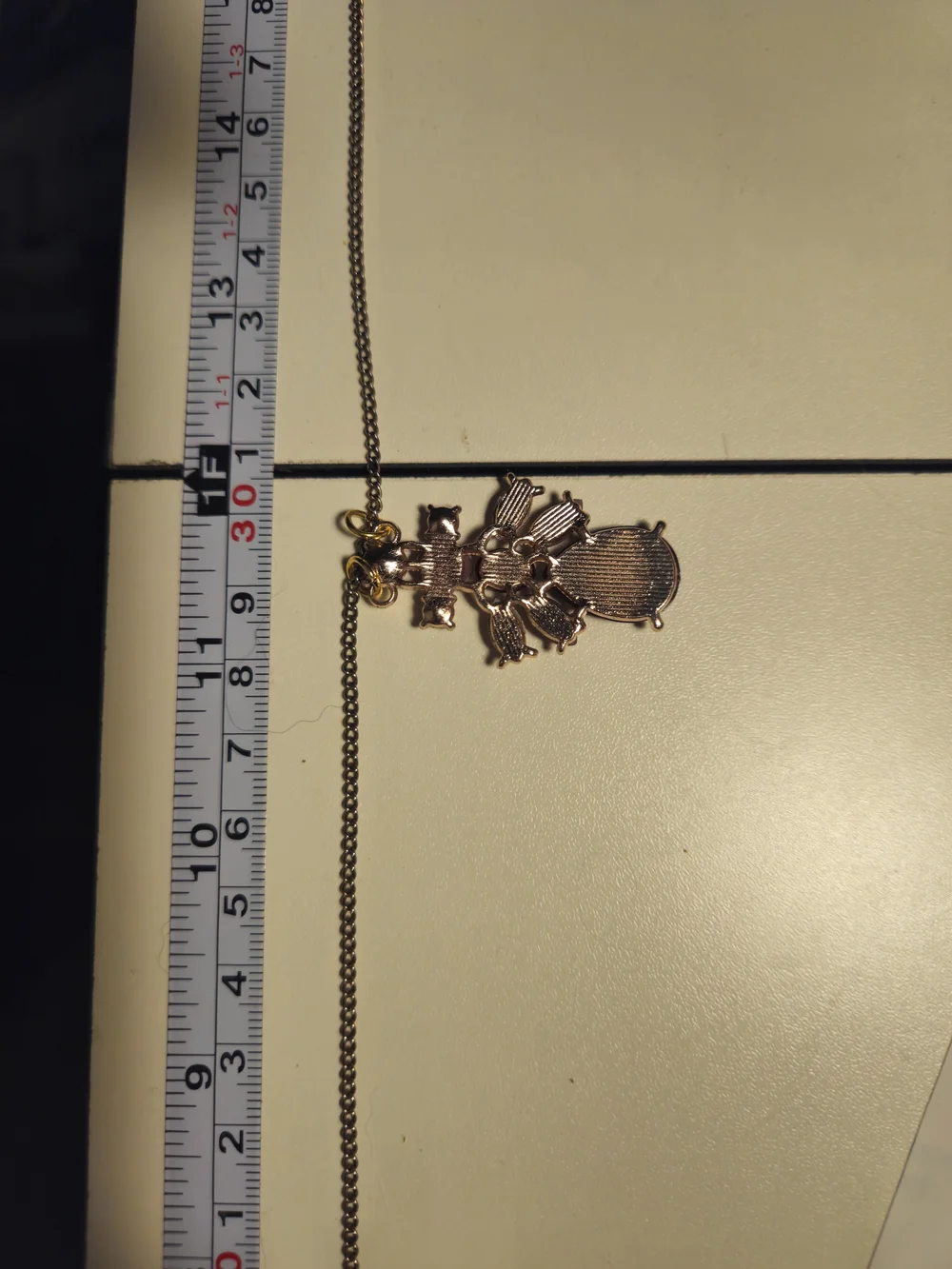 Women's Gold-Tone Pink & Purple Statement Pendant Necklace